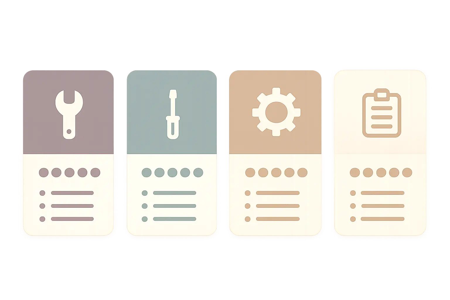 Grade comparativa entre quatro ferramentas de geração de slides com inteligência artificial