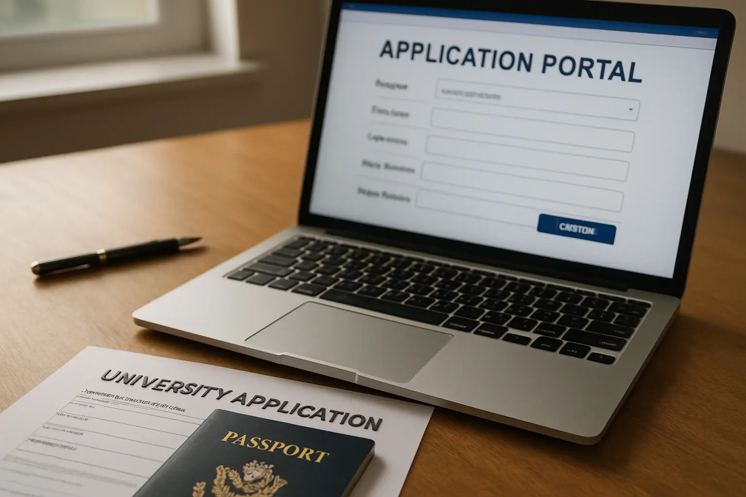 Documentos e passaporte para candidatura a mestrado no exterior